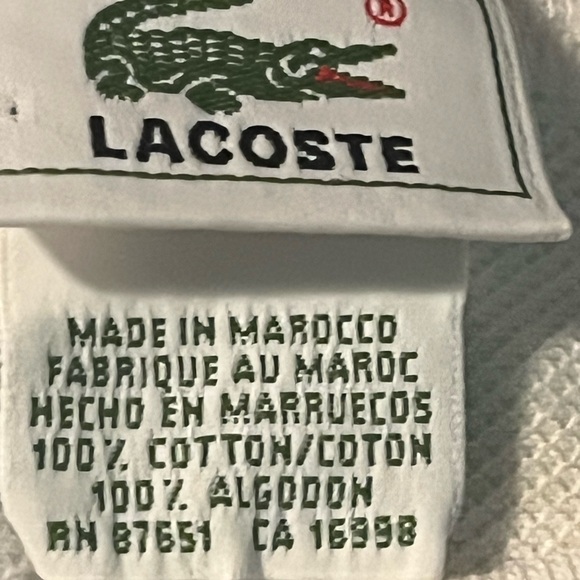 Lacoste White Sweatshirt - Picture 4 of 14